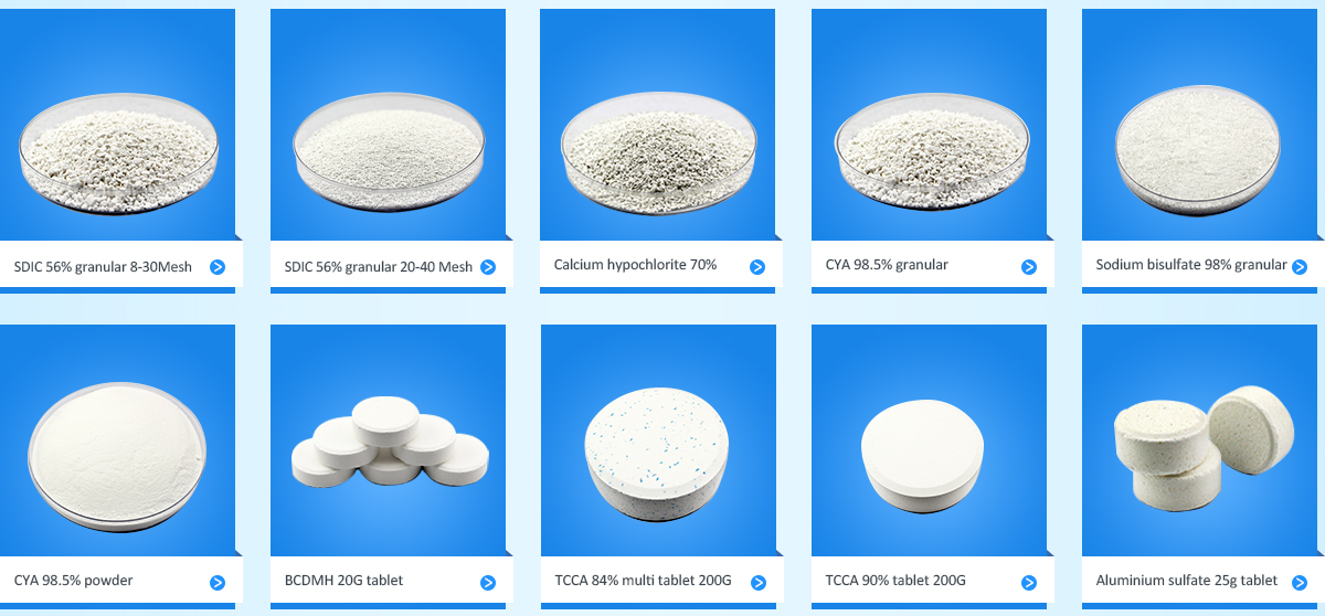 TCCA 90% Active Chlorine Content Water Treatment